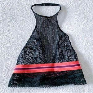 Victoria’s Secret Black Mesh Halter Bralette
